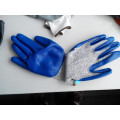 Hppe Nitrile Coated Cut-Resistance Safety Work Glove (H2101)